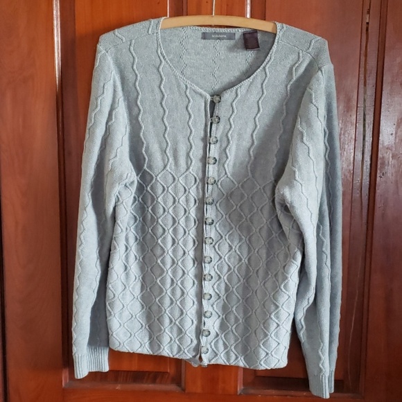 Liz Claiborne Gray Sweater Large - Picture 1 of 4
